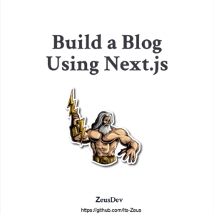 Build a Blog Using Next.js + 30min 1:1